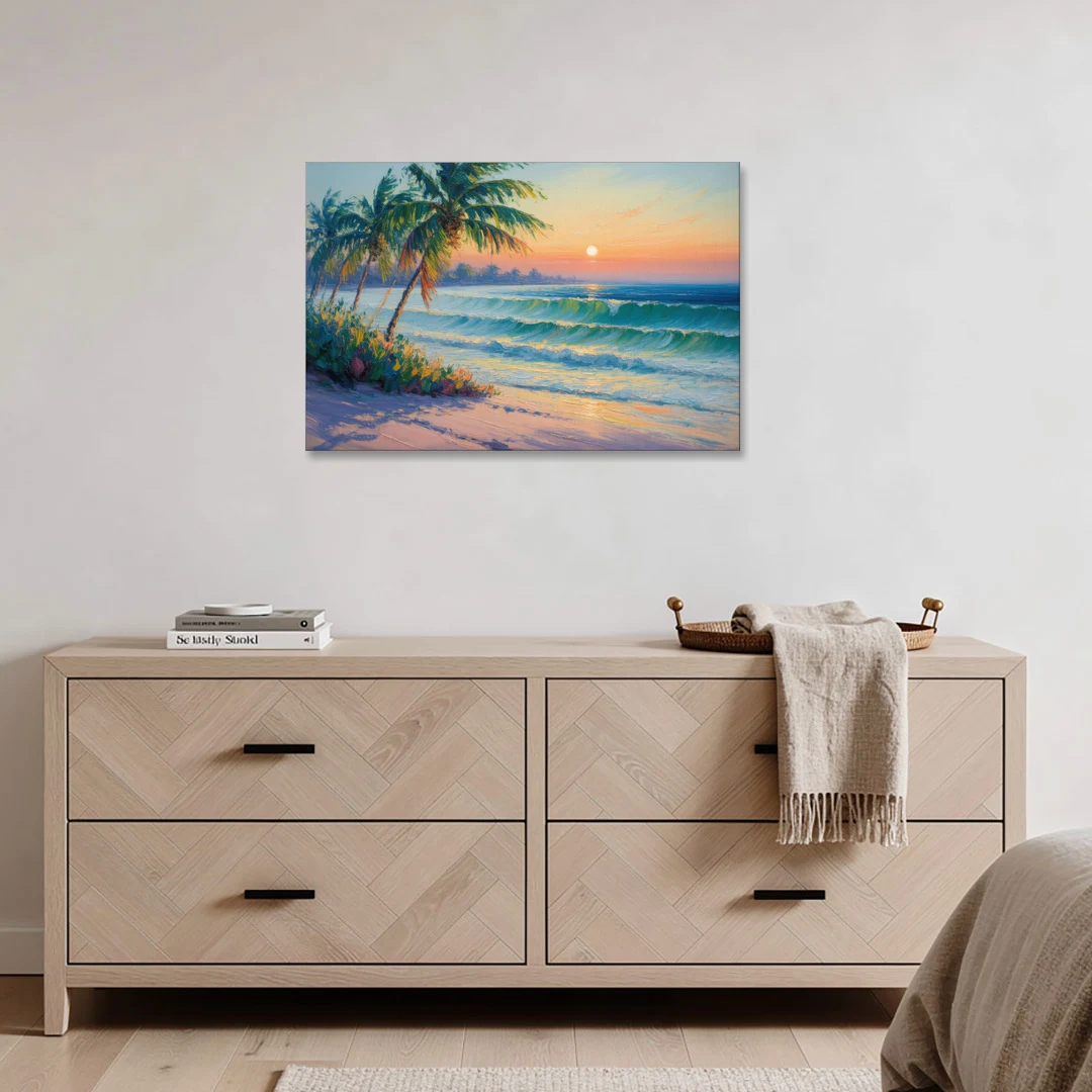 Punta Mita Sunrise - Canvas Wall Art - Coffee Table - 36x24