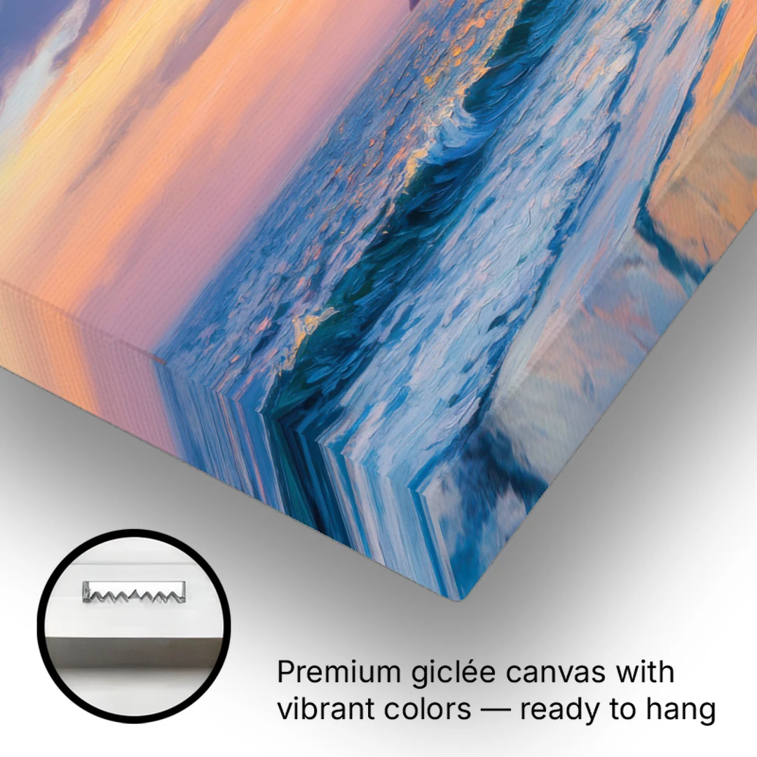 Punta Mita Sunset Coast - Canvas Wall Art - Gallery Wrap Corner