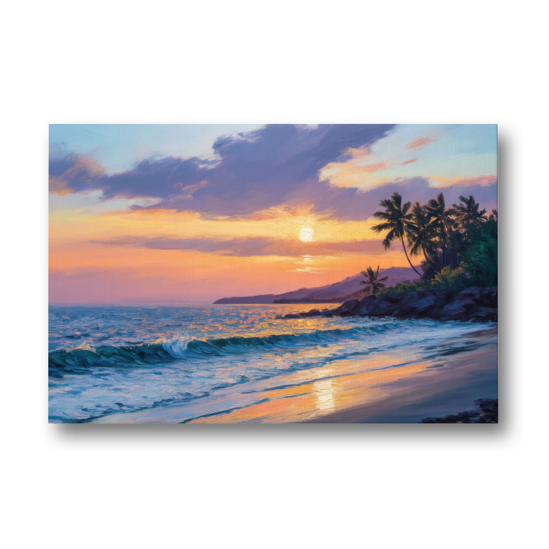 Punta Mita Sunset Coast - Canvas Wall Art - Front