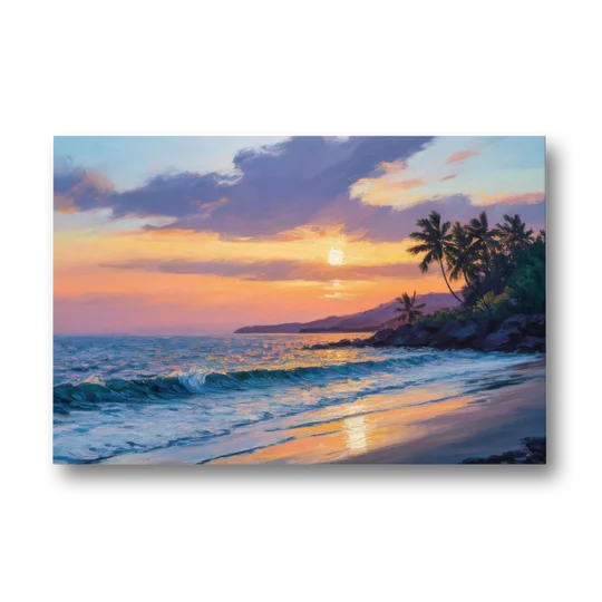 Punta Mita Sunset Coast - Canvas Wall Art - Front