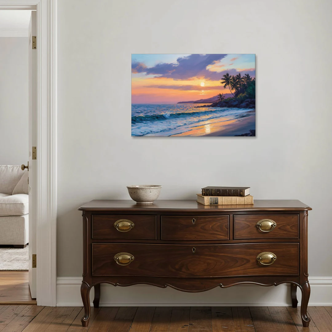 Punta Mita Sunset Coast - Canvas Wall Art - Coffee Table - 36x24