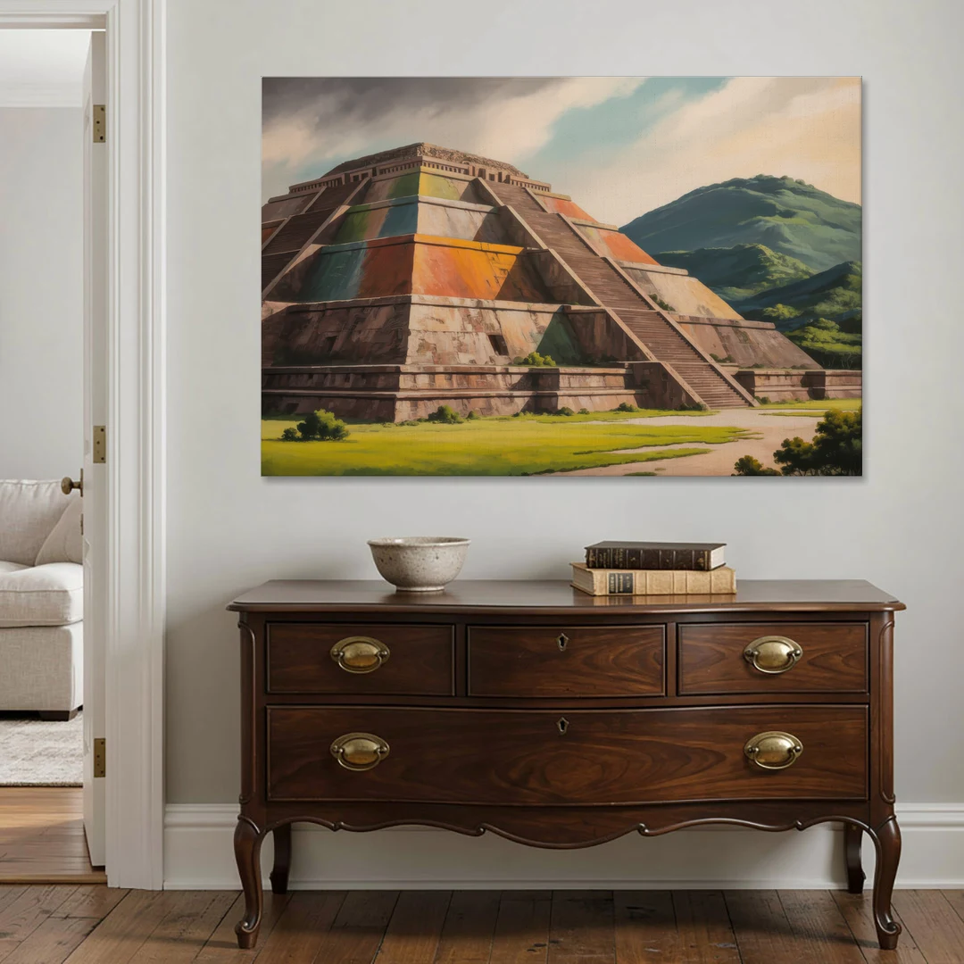 Pyramid of the Moon - Canvas Wall Art - Coffee Table - 60x40