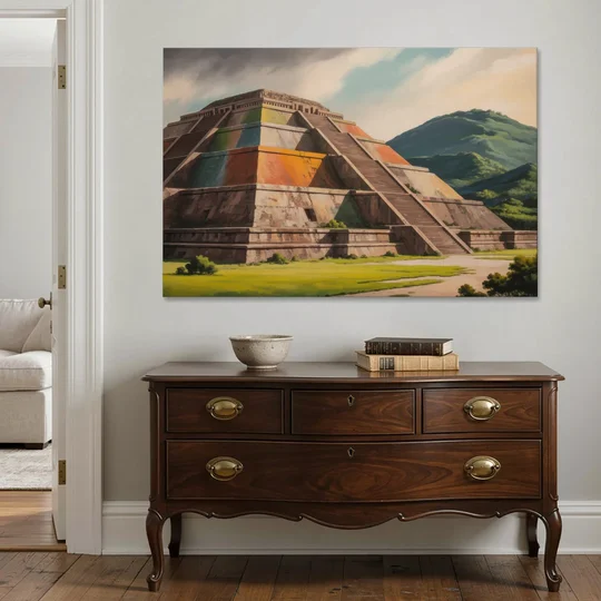 Pyramid of the Moon - Canvas Wall Art - Coffee Table - 60x40