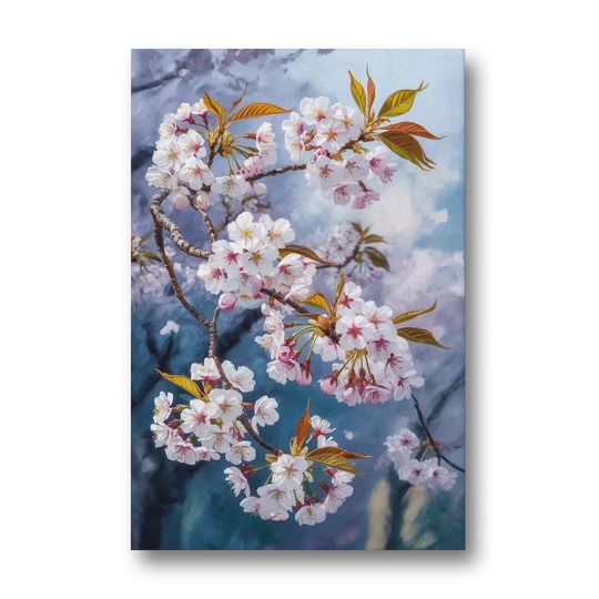 Queen Elizabeth Park Blossoms - Canvas Wall Art - Front