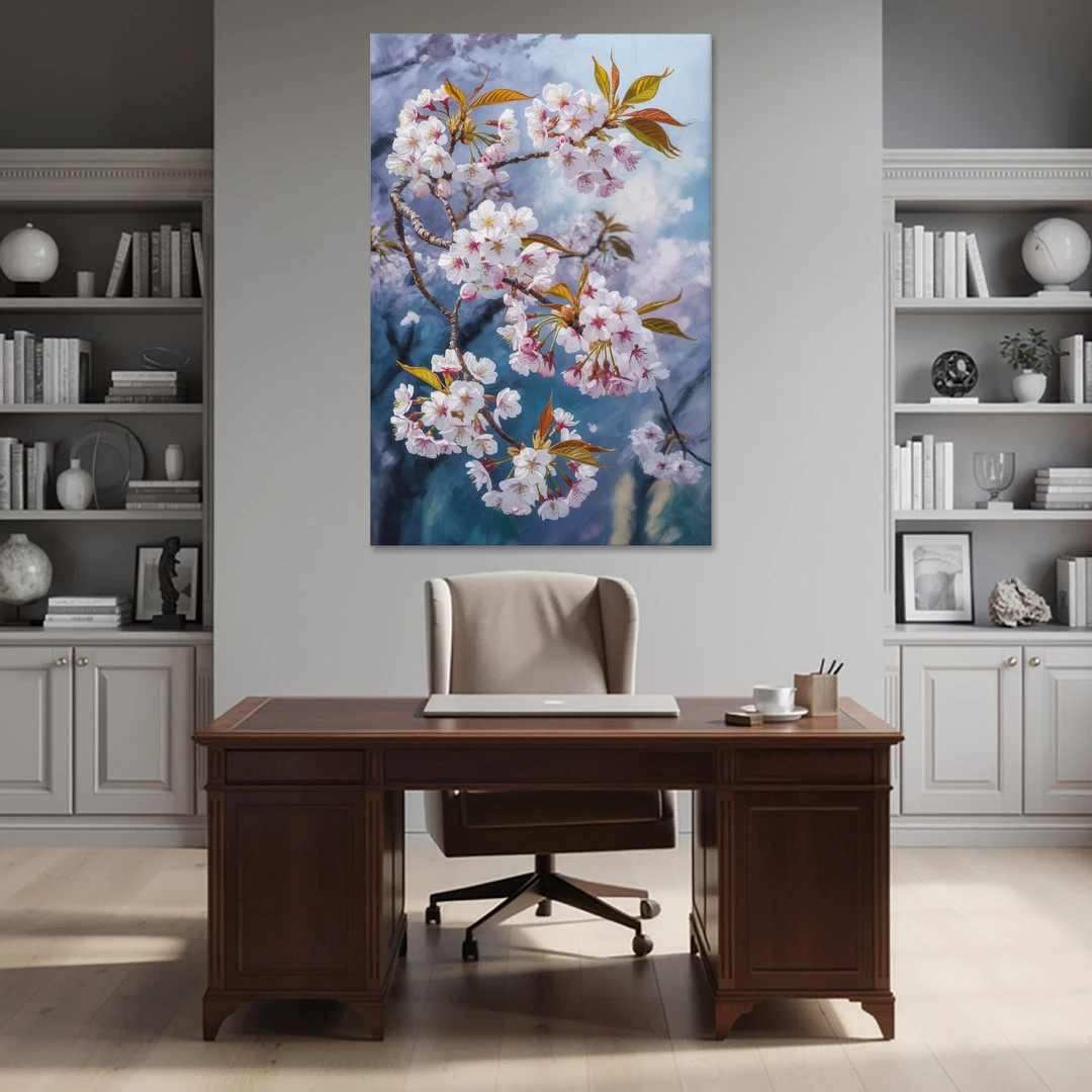 Queen Elizabeth Park Blossoms - Canvas Wall Art - Office - 40x60