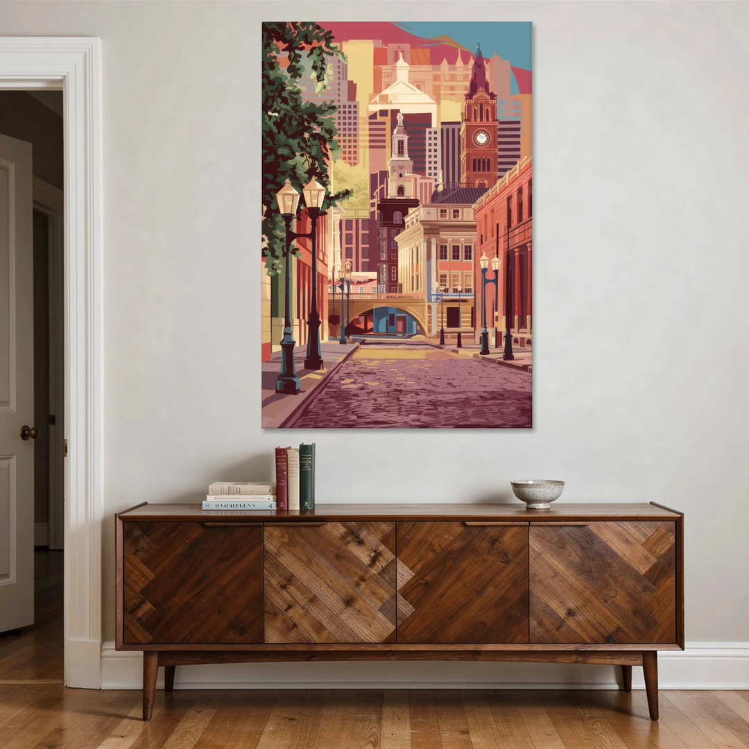 Richmond Historic District - Canvas Wall Art - Coffee Table - 40x60