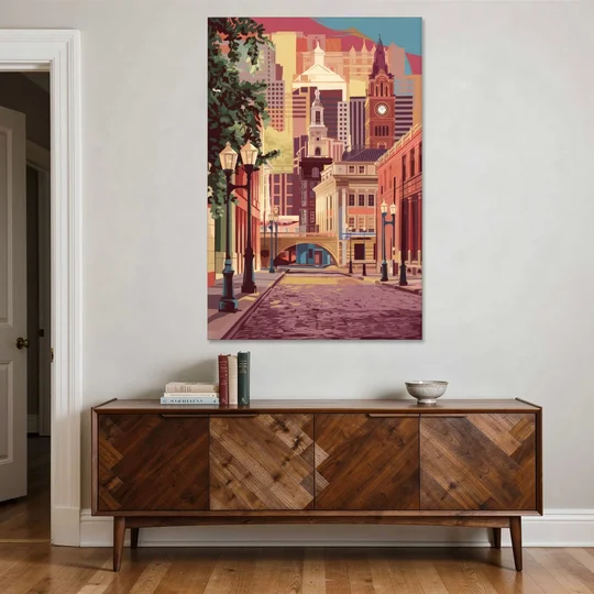 Richmond Historic District - Canvas Wall Art - Coffee Table - 40x60