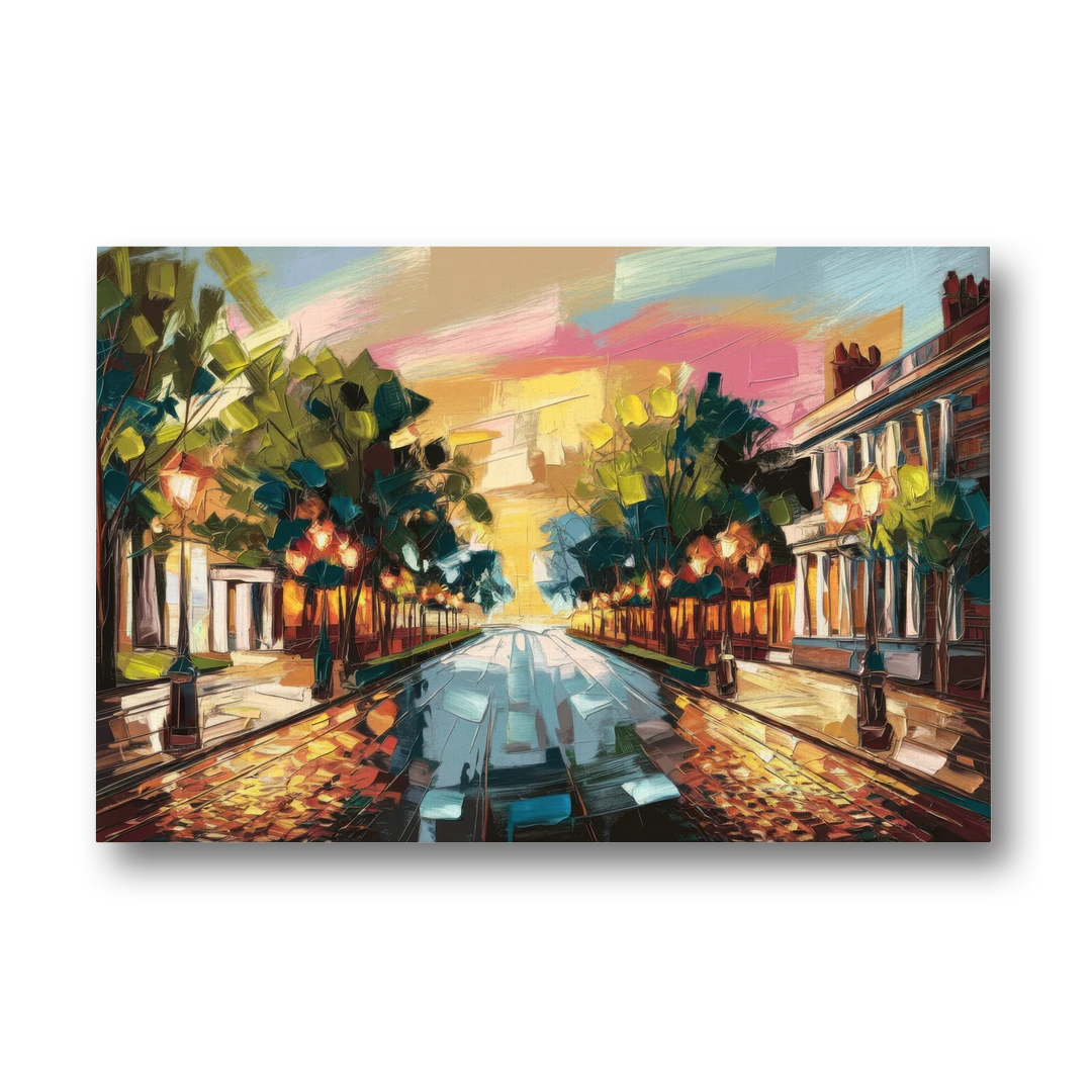 Richmond Monument Avenue - Canvas Wall Art - Front