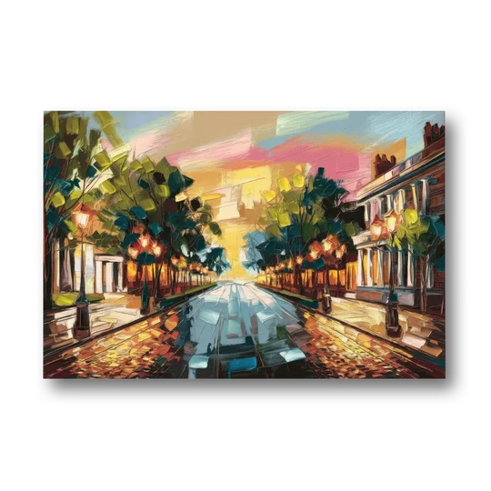 Richmond Monument Avenue - Canvas Wall Art - Front