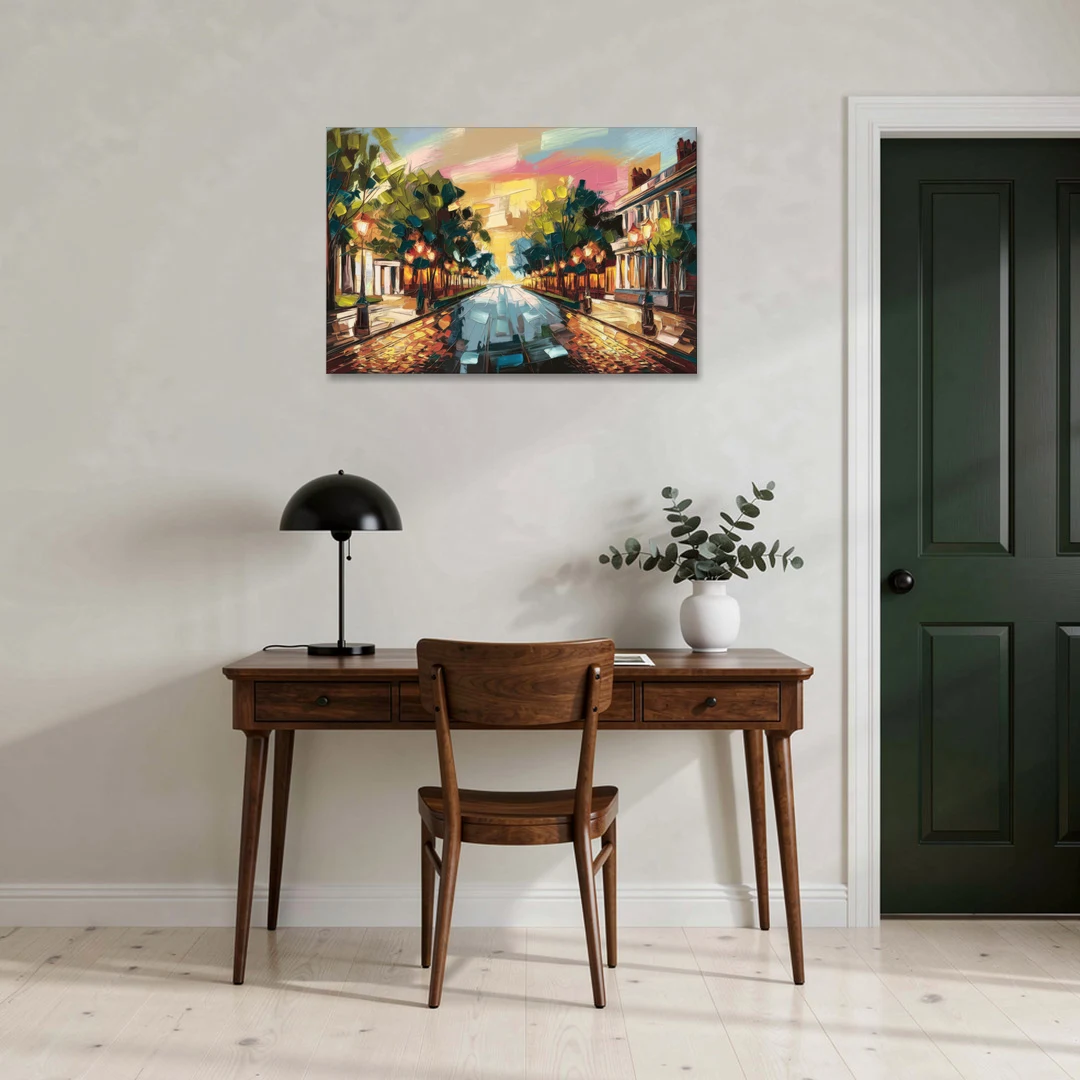 Richmond Monument Avenue - Canvas Wall Art - Office - 36x24