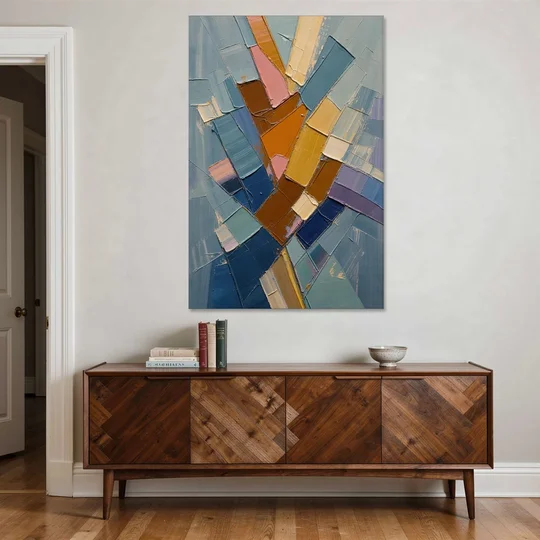 Rising Amber Planes for the Modern Office - Canvas Wall Art - Coffee Table - 40x60