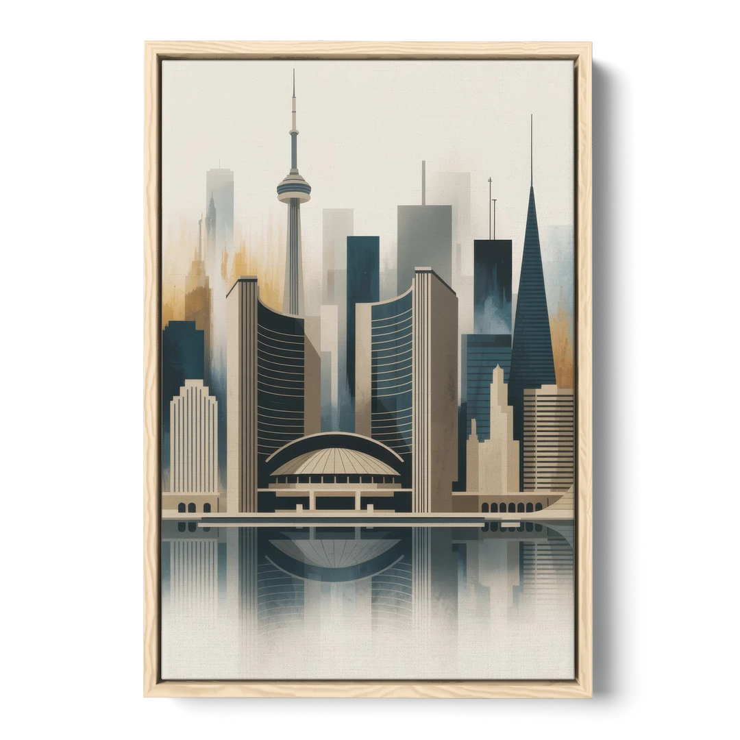 Royal Ontario Museum - Oak Framed Canvas Wall Art - Front
