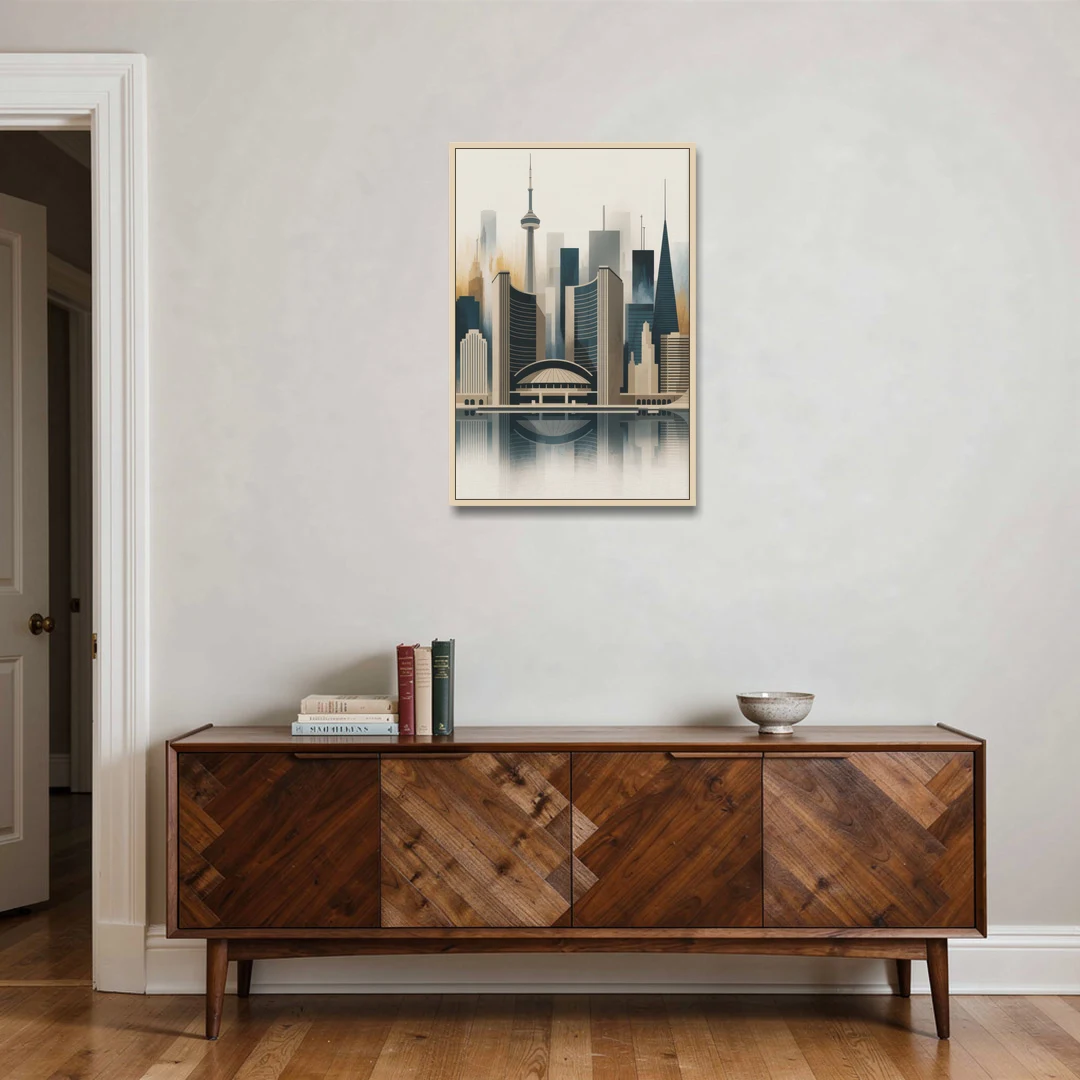 Royal Ontario Museum - Oak Framed Canvas Wall Art - Coffee Table - 24x36