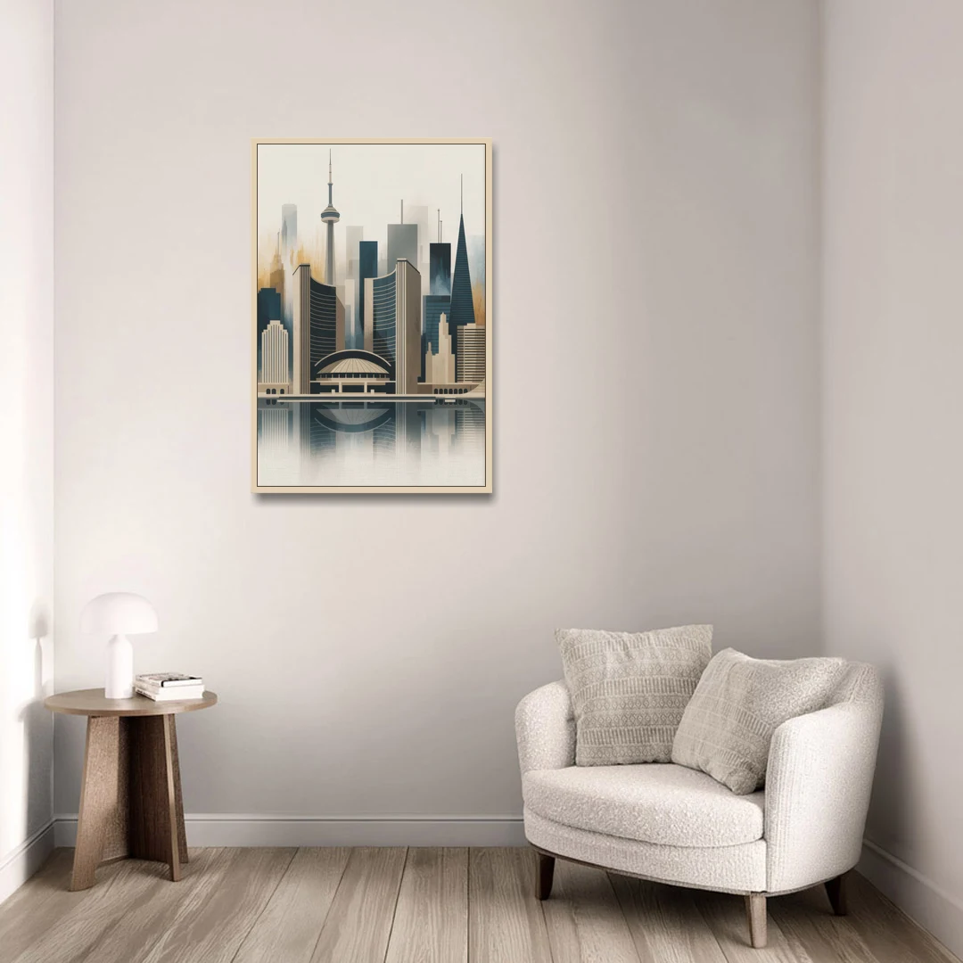 Royal Ontario Museum - Oak Framed Canvas Wall Art - Sofa - 24x36