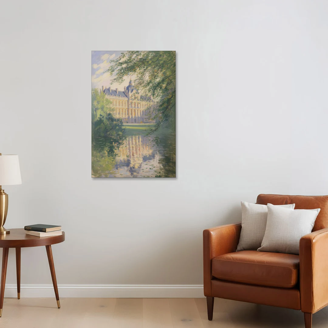 Royal Palace Serenity - Canvas Wall Art - Sofa - 24x36