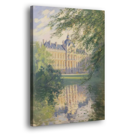 Royal Palace Serenity - Canvas Wall Art - Side