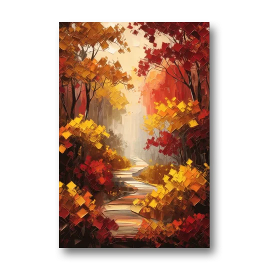 Salem Autumn Forest - Canvas Wall Art - Front