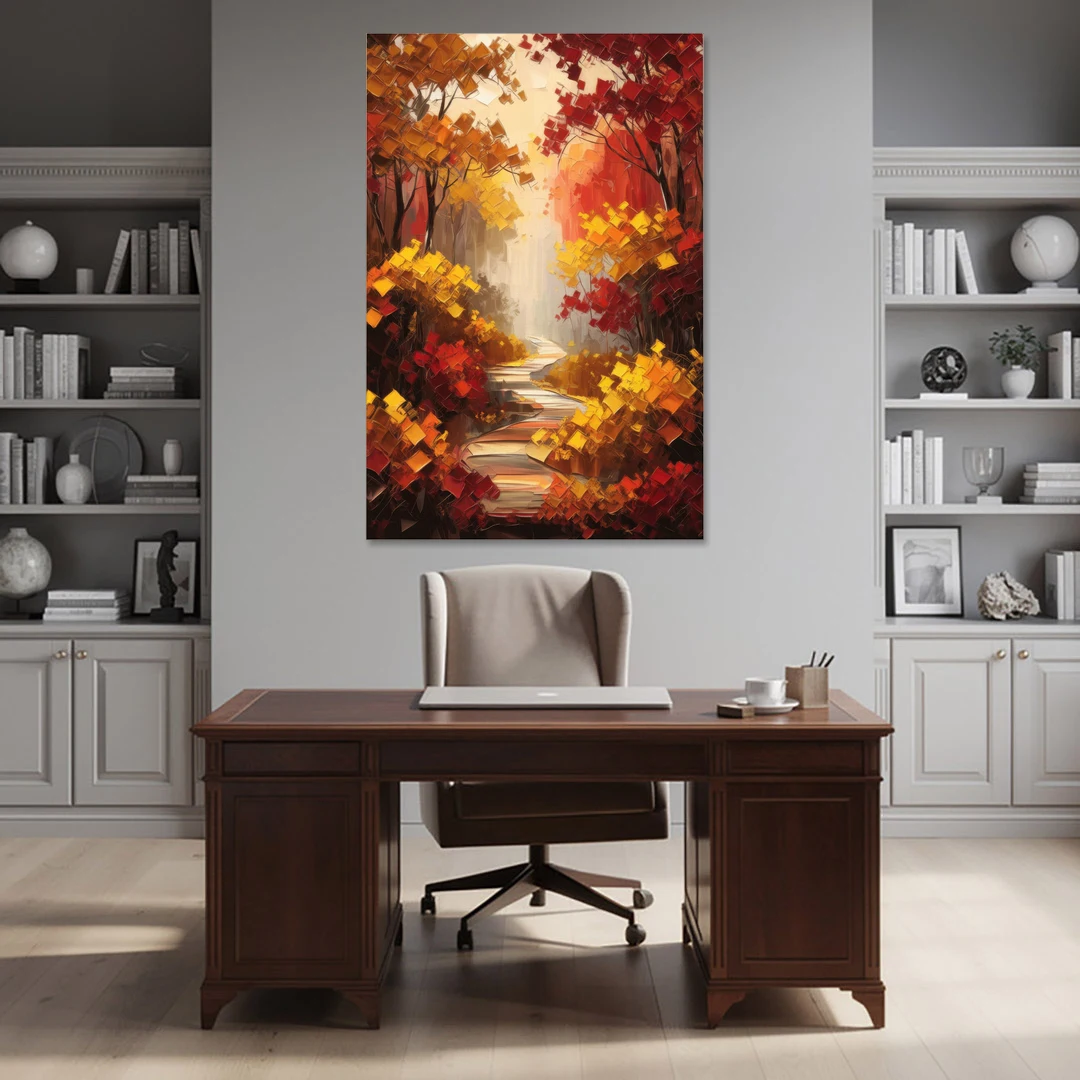 Salem Autumn Forest - Canvas Wall Art - Office - 40x60