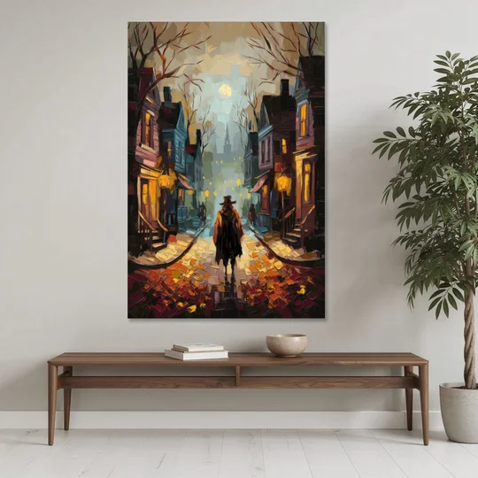 Salem Historic Downtown - Canvas Wall Art - Coffee Table - 40x60