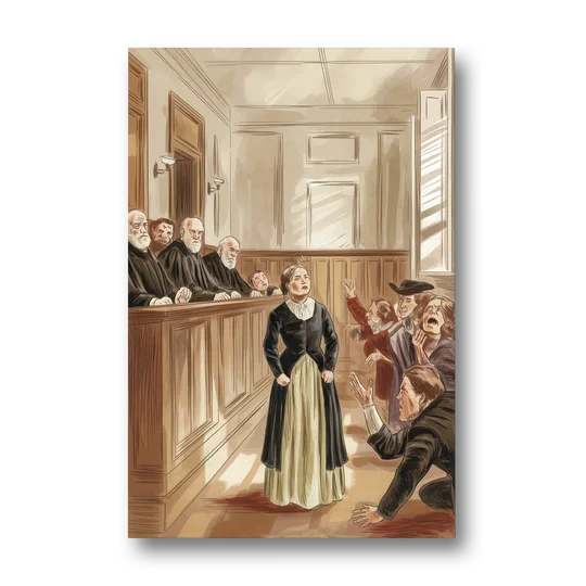 Salem Witch Trials Tribute - Canvas Wall Art - Front