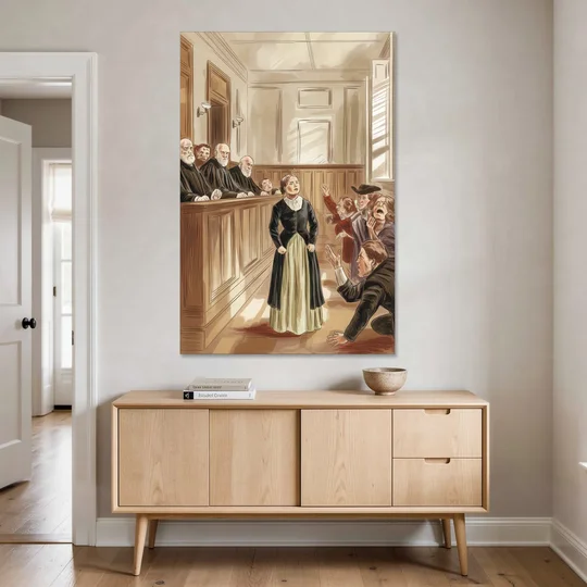 Salem Witch Trials Tribute - Canvas Wall Art - Coffee Table - 40x60