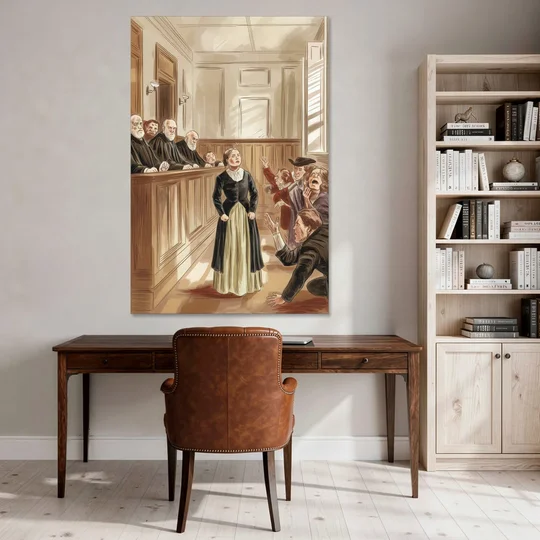 Salem Witch Trials Tribute - Canvas Wall Art - Office - 40x60