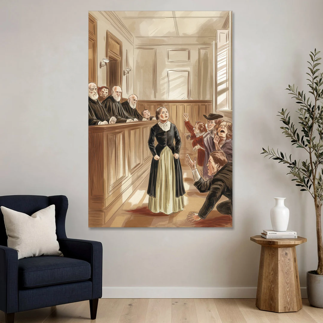 Salem Witch Trials Tribute - Canvas Wall Art - Sofa - 40x60
