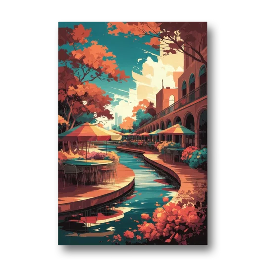 San Antonio Cultural Heritage - Canvas Wall Art - Front