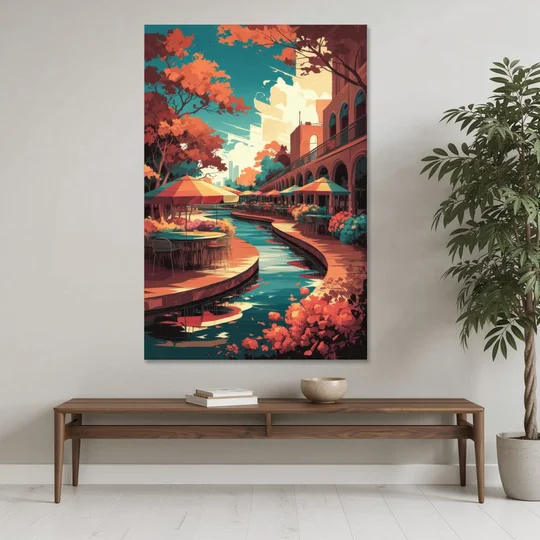 San Antonio Cultural Heritage - Canvas Wall Art - Coffee Table - 40x60