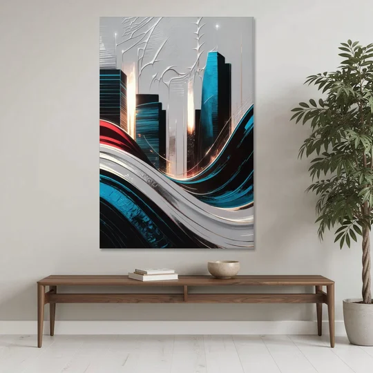 San Jose Earthquakes Spirit - Canvas Wall Art - Coffee Table - 40x60