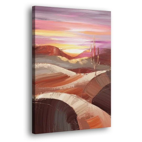 Santa Fe Desert Sunrise - Canvas Wall Art - Side