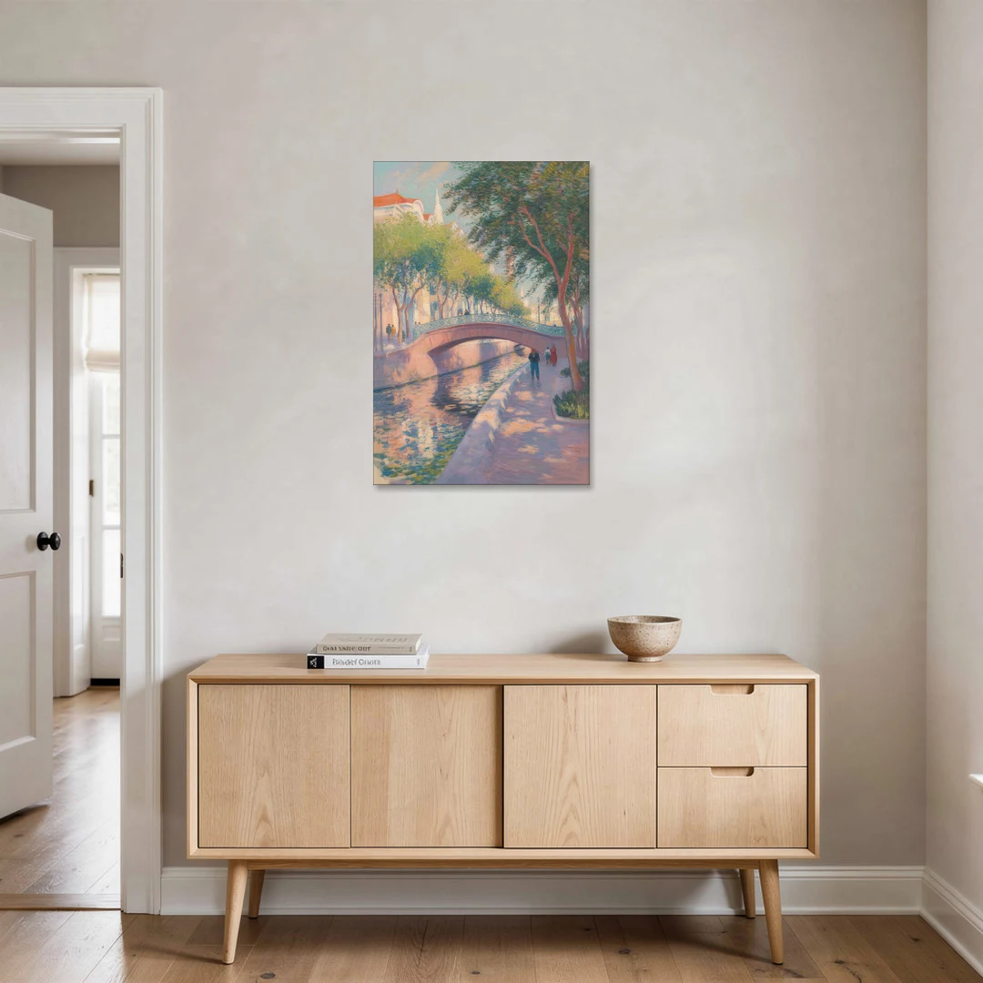 Santa Lucía Riverwalk - Canvas Wall Art - Coffee Table - 24x36