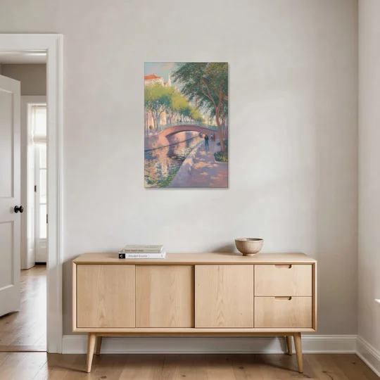 Santa Lucía Riverwalk - Canvas Wall Art - Coffee Table - 24x36