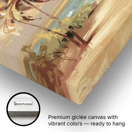 Savannah Coastal Beauty - Canvas Wall Art - Gallery Wrap Corner