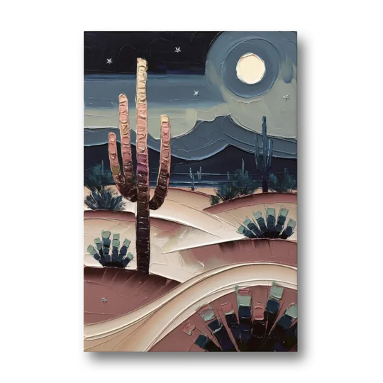 Scottsdale Desert Nights - Canvas Wall Art - Front