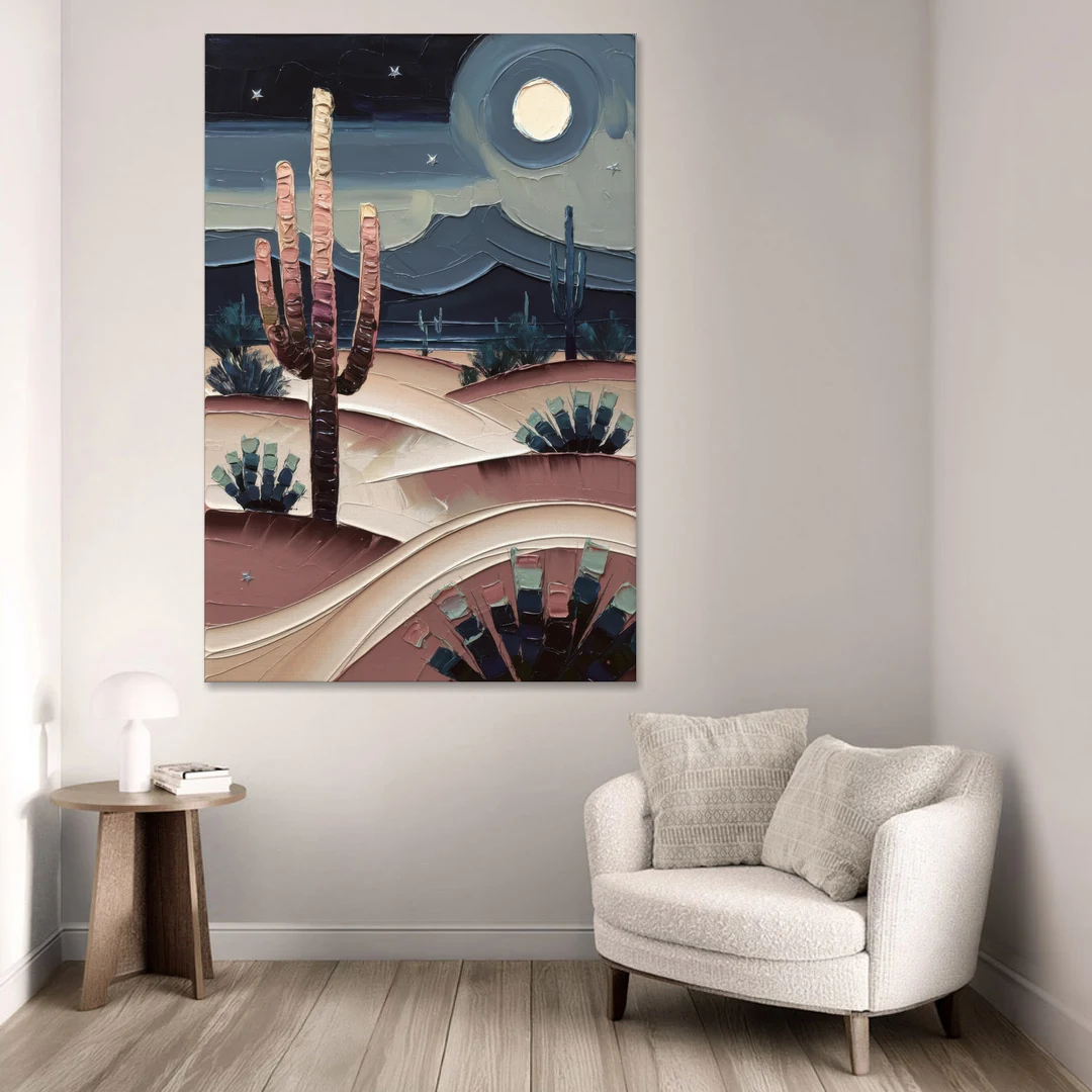 Scottsdale Desert Nights - Canvas Wall Art - Sofa - 40x60