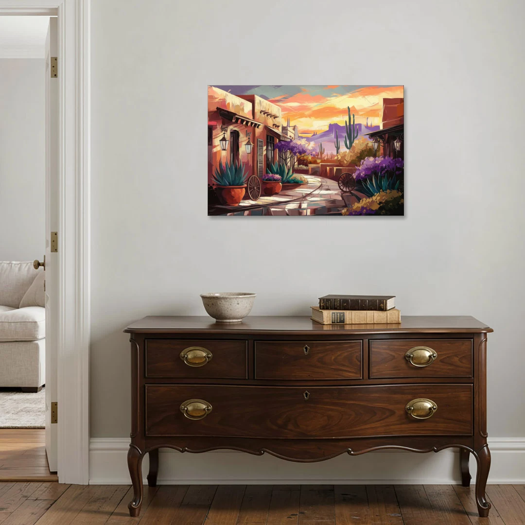 Scottsdale Old Town Charm - Canvas Wall Art - Coffee Table - 36x24