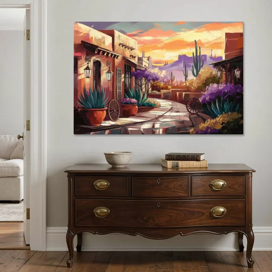 Scottsdale Old Town Charm - Canvas Wall Art - Coffee Table - 60x40