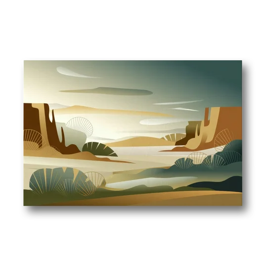 Scottsdale Sonoran Serenity - Canvas Wall Art - Front