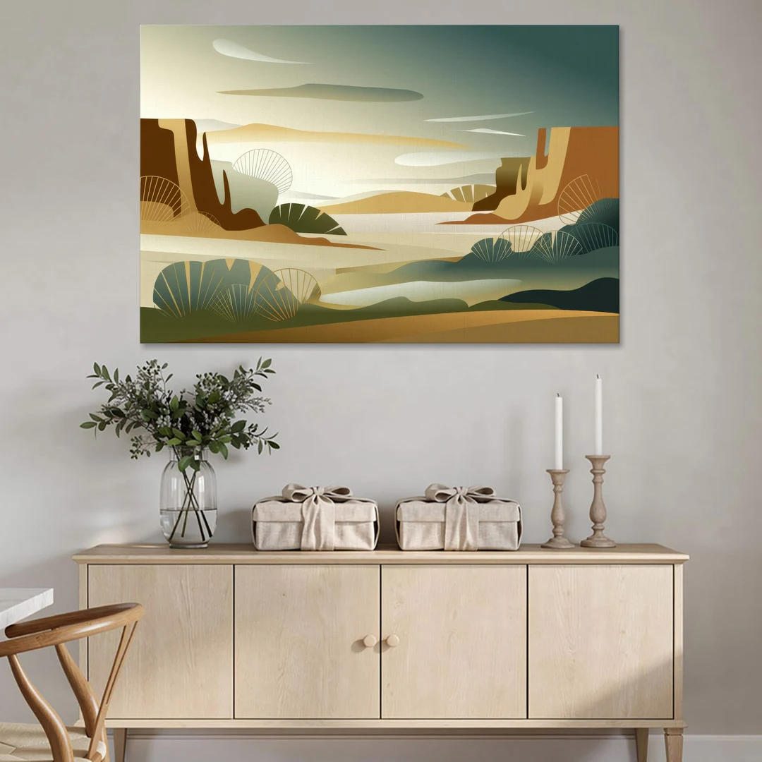 Scottsdale Sonoran Serenity - Canvas Wall Art - Coffee Table - 60x40