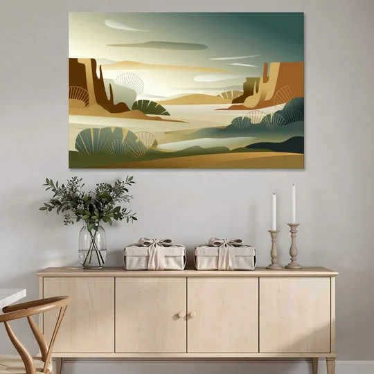 Scottsdale Sonoran Serenity - Canvas Wall Art - Coffee Table - 60x40
