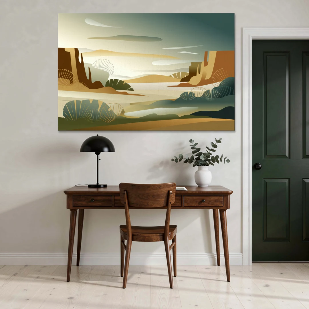 Scottsdale Sonoran Serenity - Canvas Wall Art - Office - 60x40