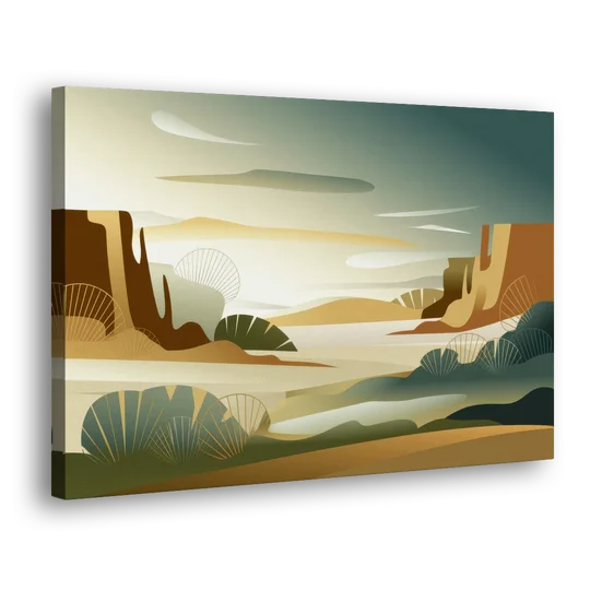 Scottsdale Sonoran Serenity - Canvas Wall Art - Side