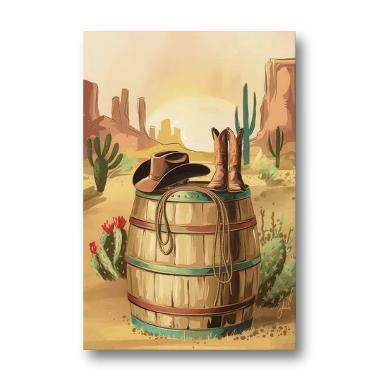 Scottsdale Western Heritage - Canvas Wall Art - Front