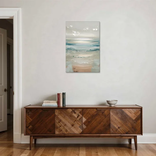 Seaside Blue Horizon - Canvas Wall Art - Coffee Table - 24x36
