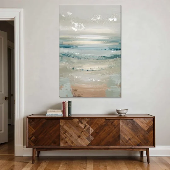 Seaside Blue Horizon - Canvas Wall Art - Coffee Table - 40x60