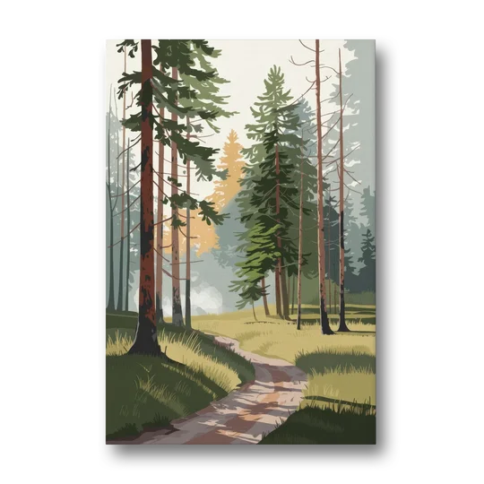Sitka Forest Serenity - Canvas Wall Art - Front