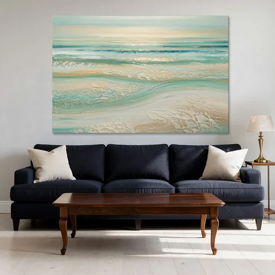 Sitka Ocean Breeze - Canvas Wall Art - Sofa - 60x40