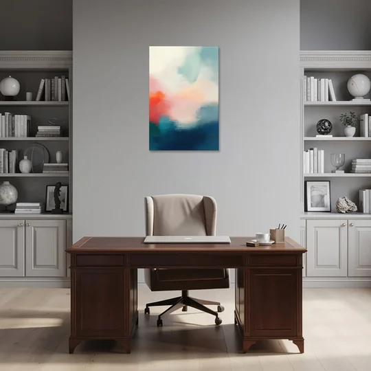 Spectrum Sea - Canvas Wall Art - Office - 24x36