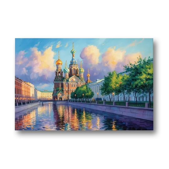 Spilled Blood Splendor - Canvas Wall Art - Front